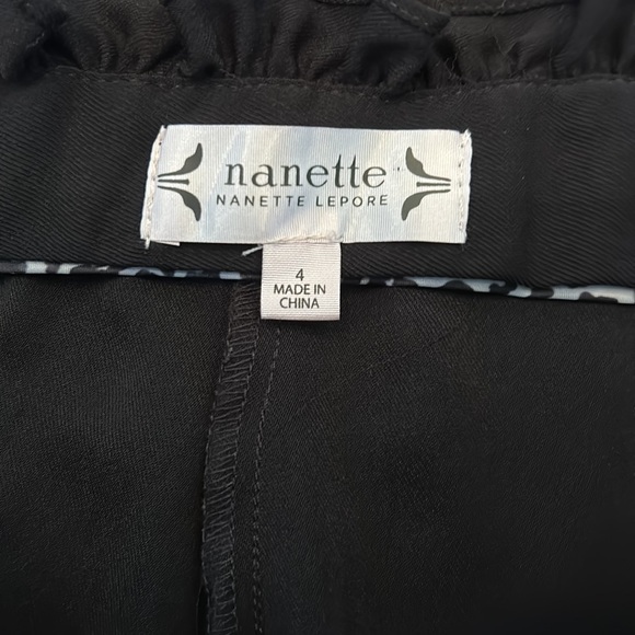 Nanette Lepore Ruffled Waisted Pants - Picture 4 of 6